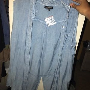 Denim vest